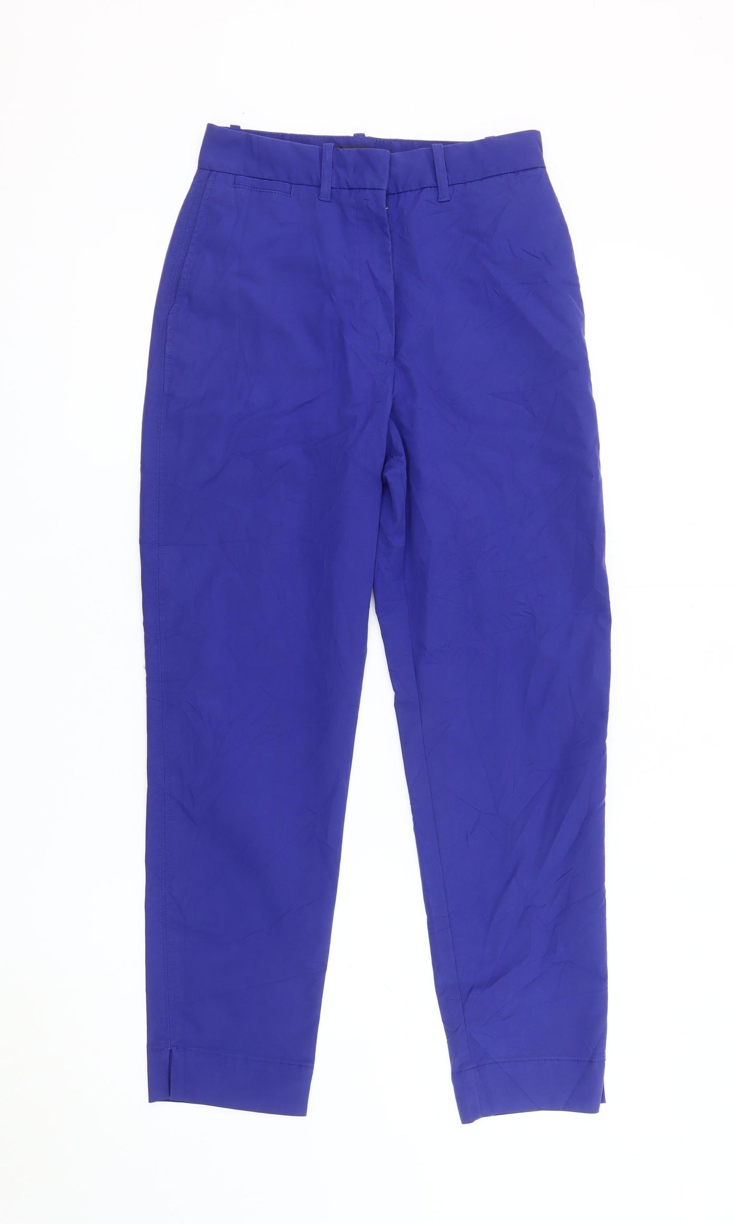 Marks and Spencer Women's Blue Chino Trousers Size 6