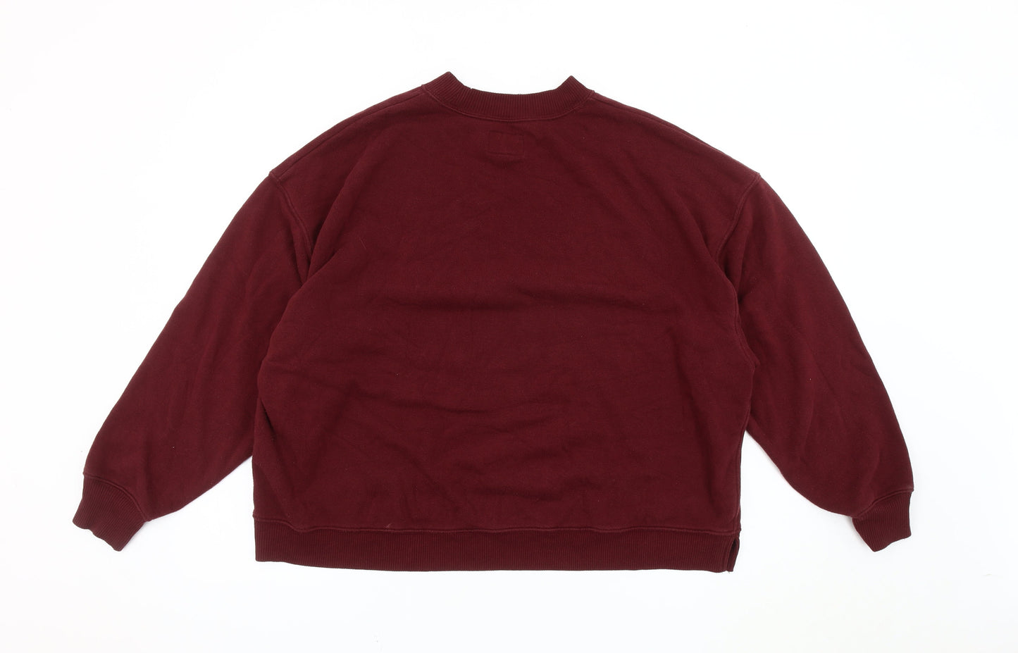 American Eagle Men’s Red Pullover Sweatshirt S