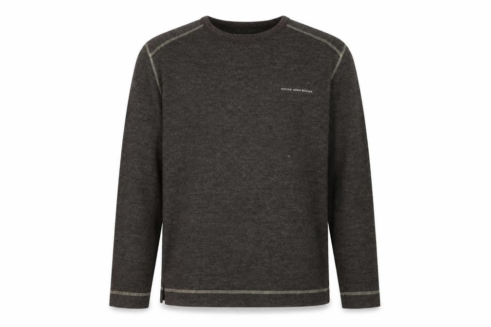 RJR.John Rocha Men's Grey Pullover Sweatshirt S Logo
