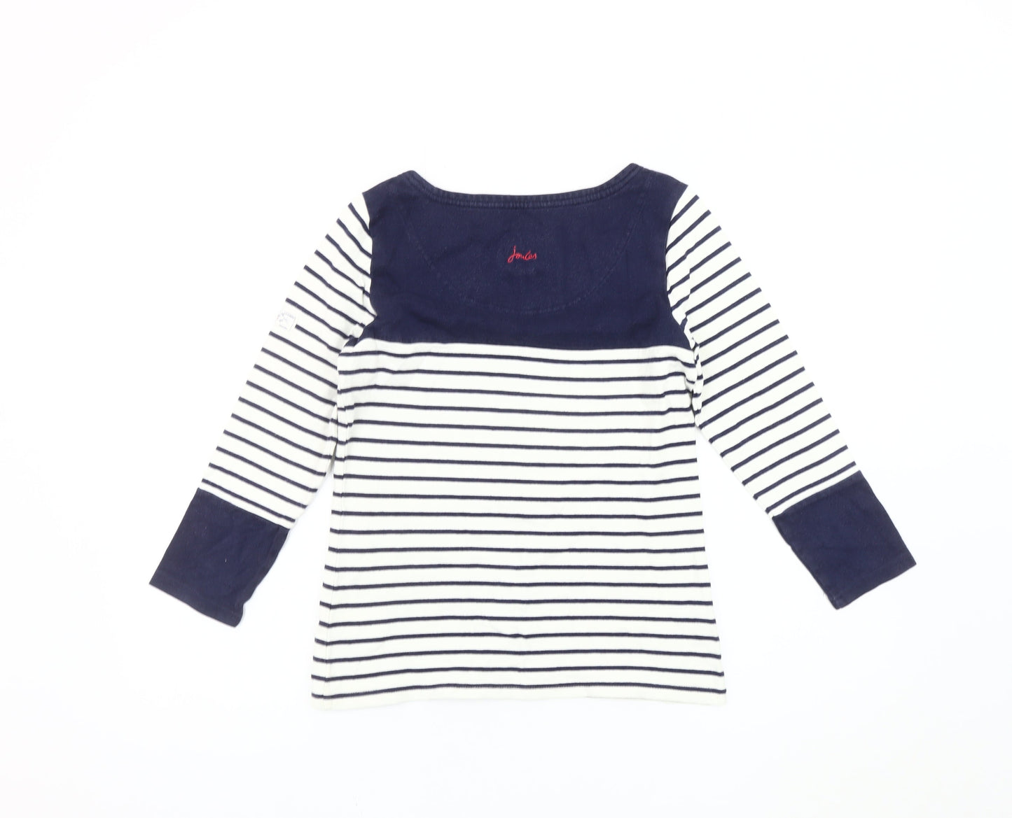 Joules Women's Striped Multicoloured T-Shirt, Size 6