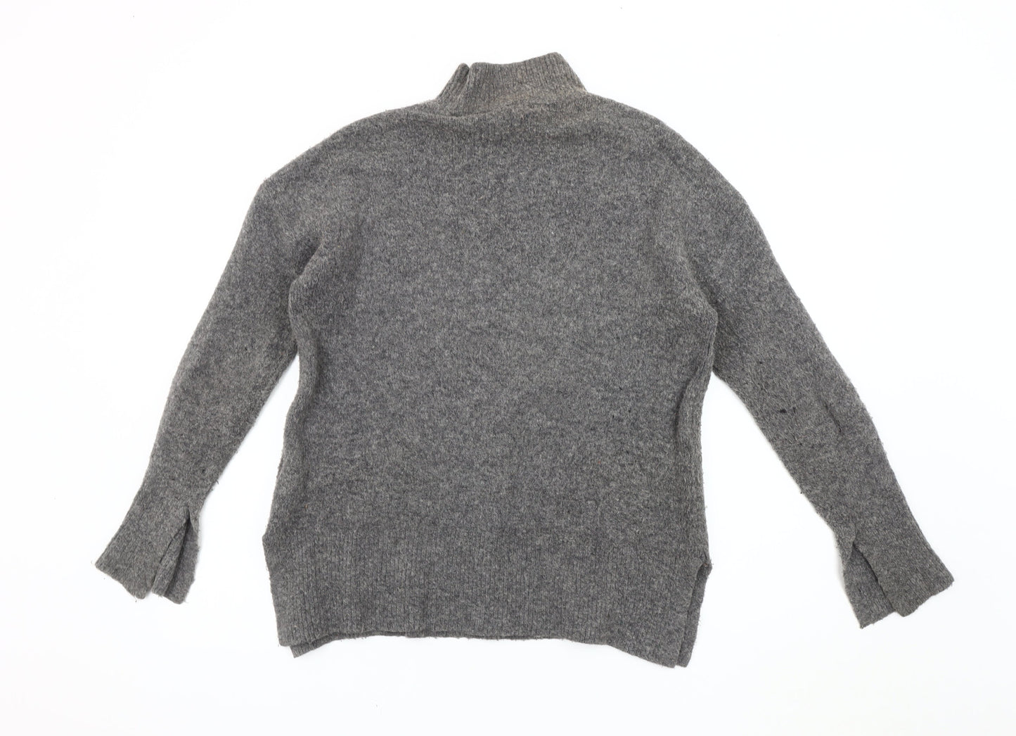 Marks and Spencer Women's Grey Animal Print Jumper M