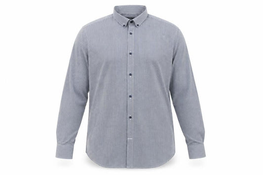 Marks & Spencer Men's Blue Regular Fit Check Shirt