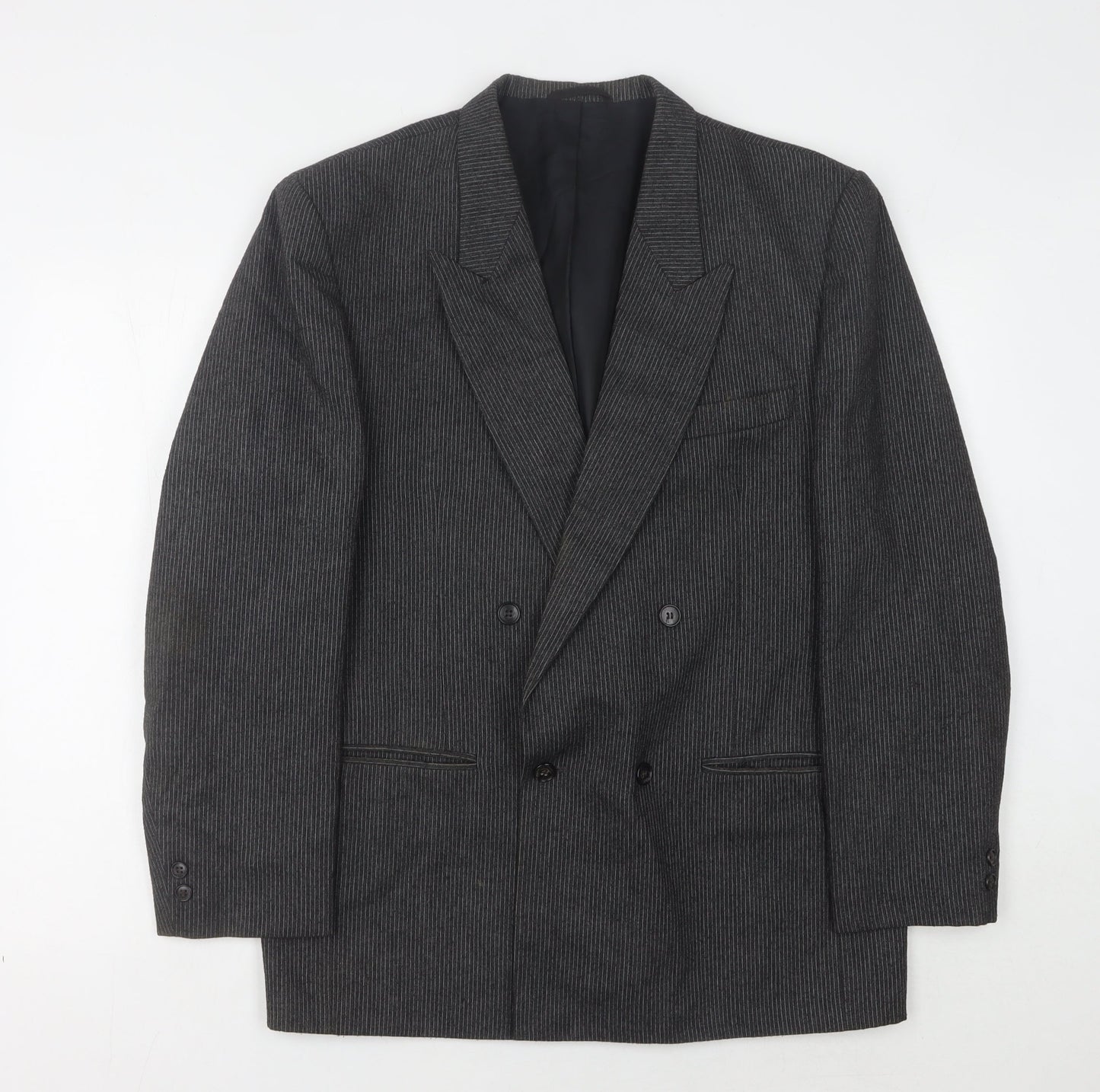 Marlowe Men's Grey Tweed Blazer, Size 40