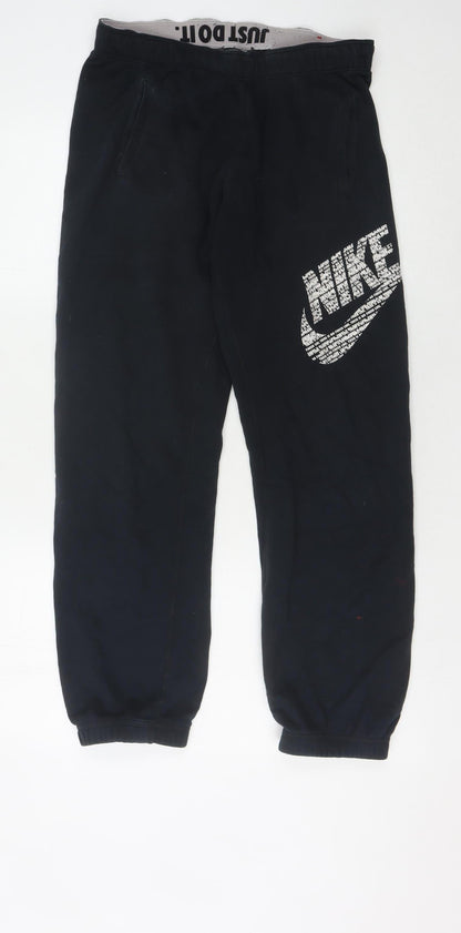 Nike Men's Black Jogger Trousers, S, Casual Style