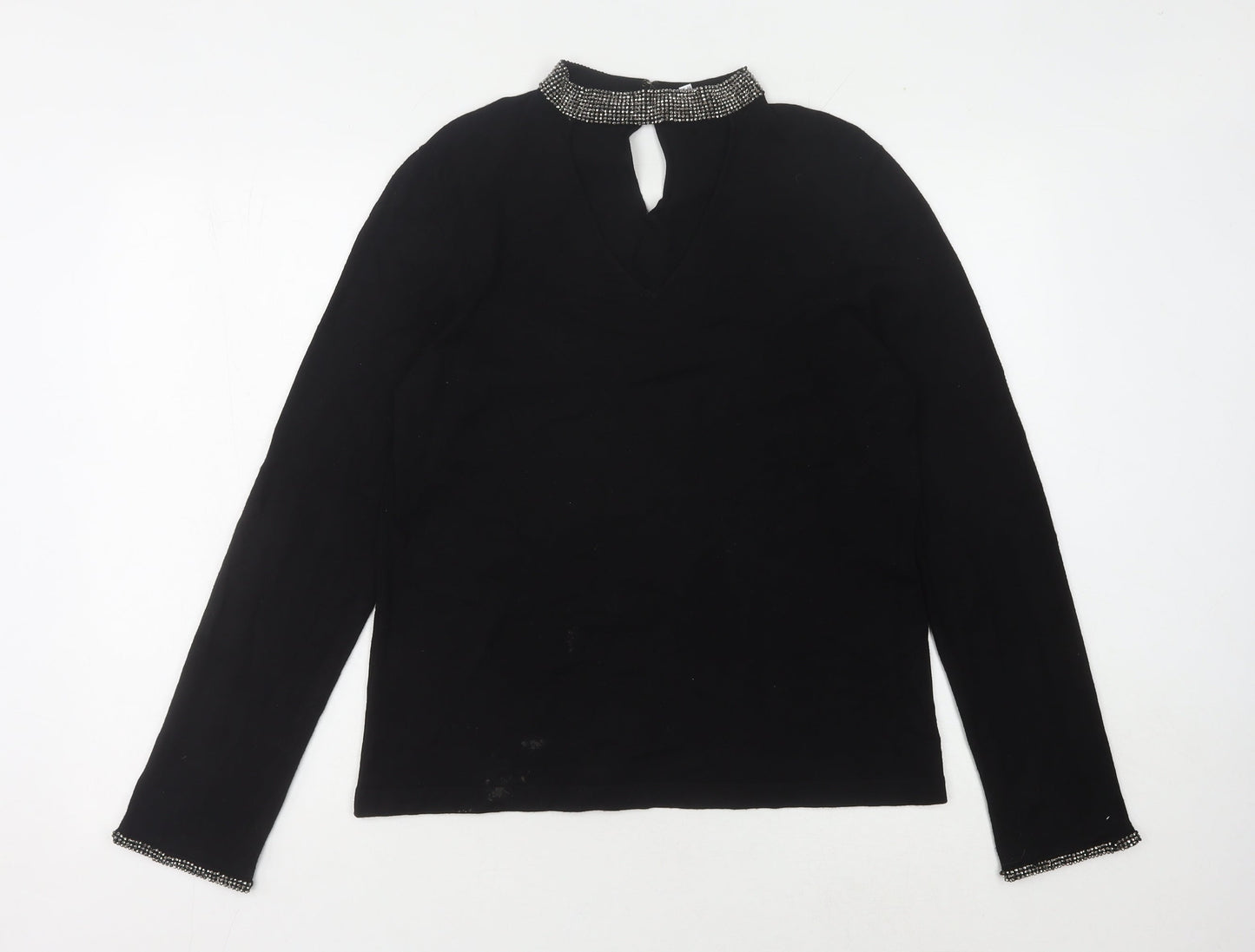 Warehouse Women's Black Long Sleeve Jumper