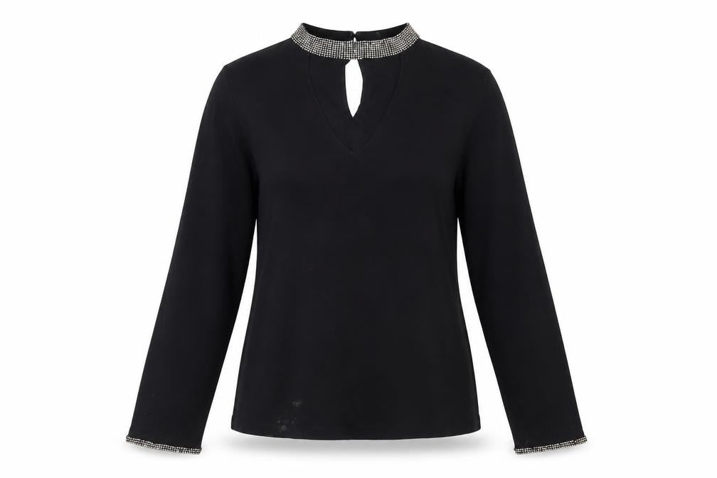 Warehouse Women's Black Long Sleeve Jumper