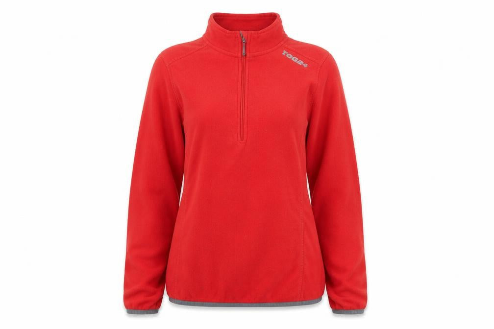 TOG24 Women's Red Fleece Sweatshirt 8-10