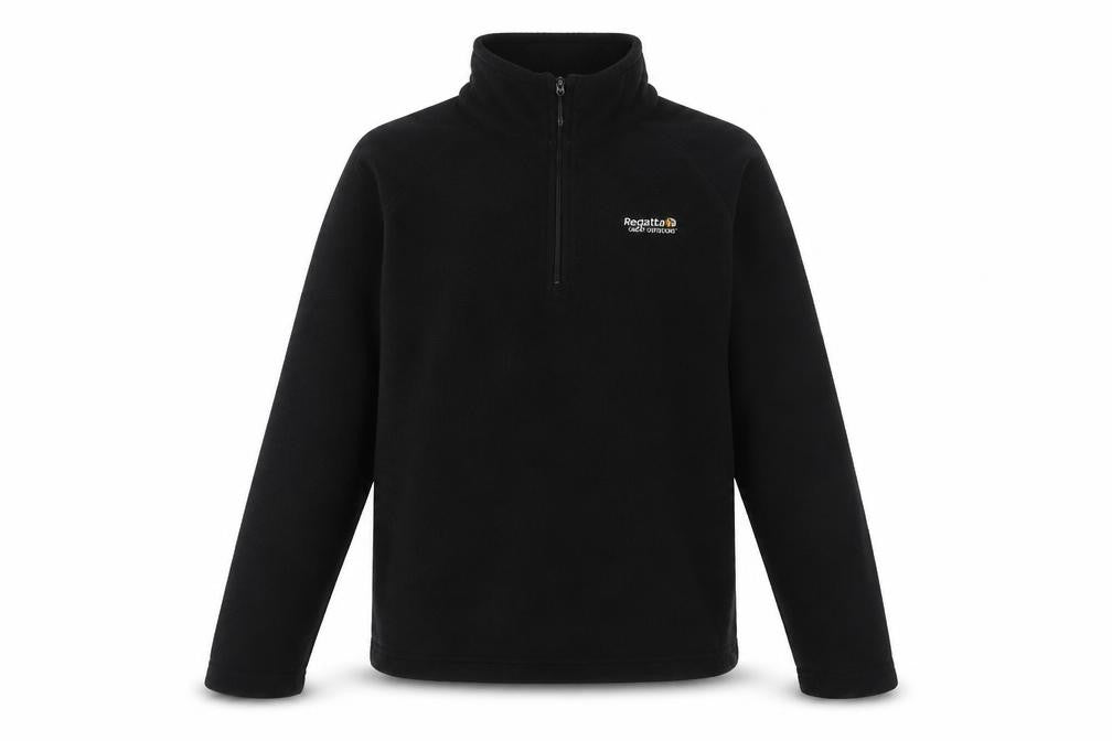 Regatta Boys Black Fleece Sweatshirt Size L