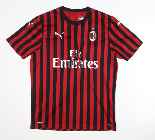 Front view of Puma Men's AC Milan Red Home Shirt M