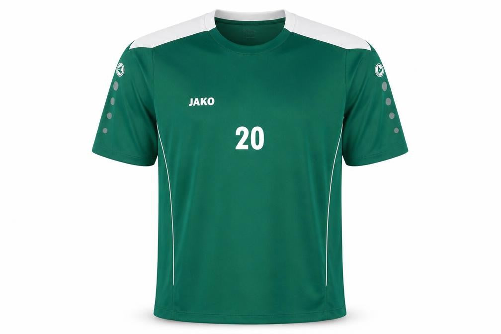 Jako Men's Green Short Sleeve Jersey Size M