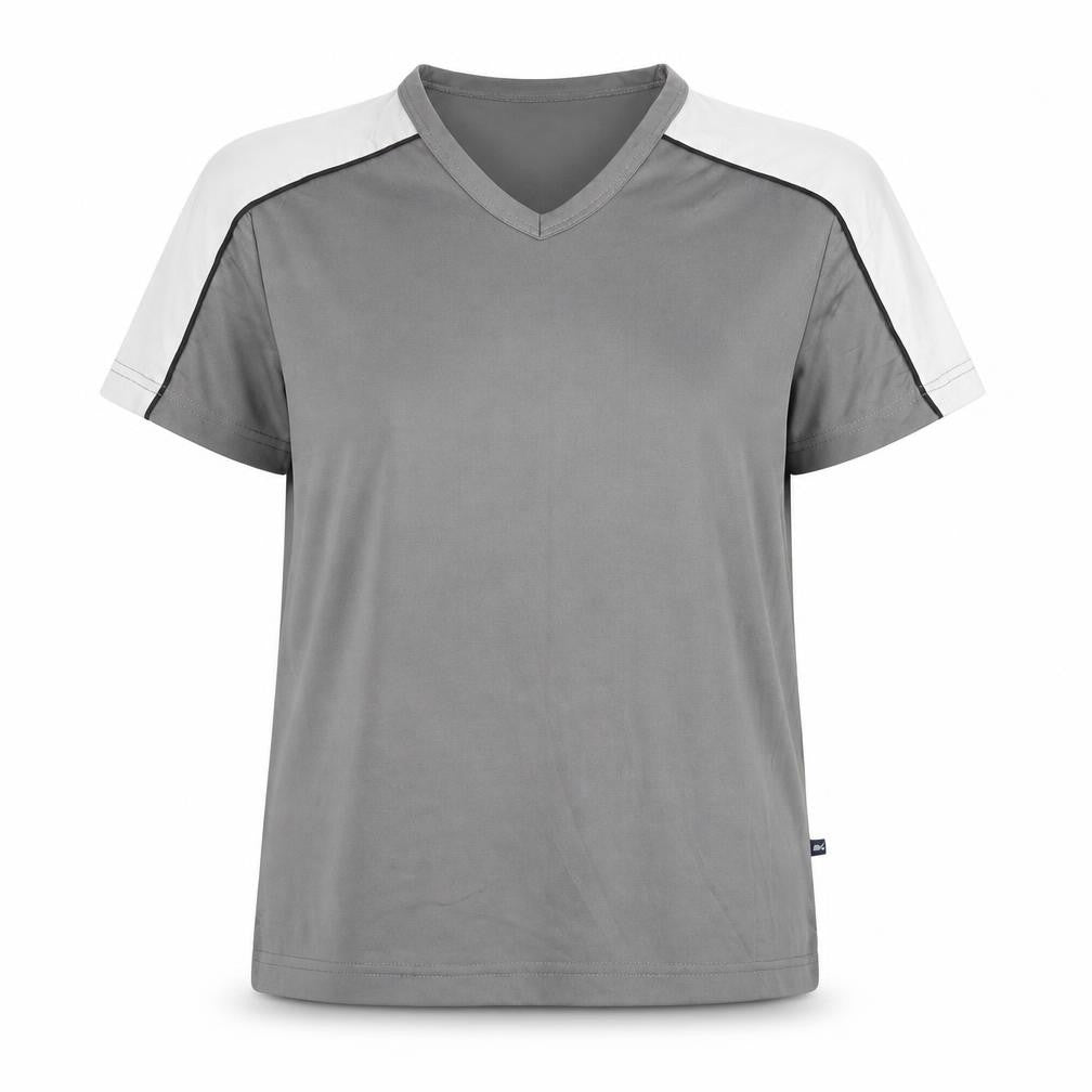 Fishbone Unisex Grey Polyester T-Shirt, Size S