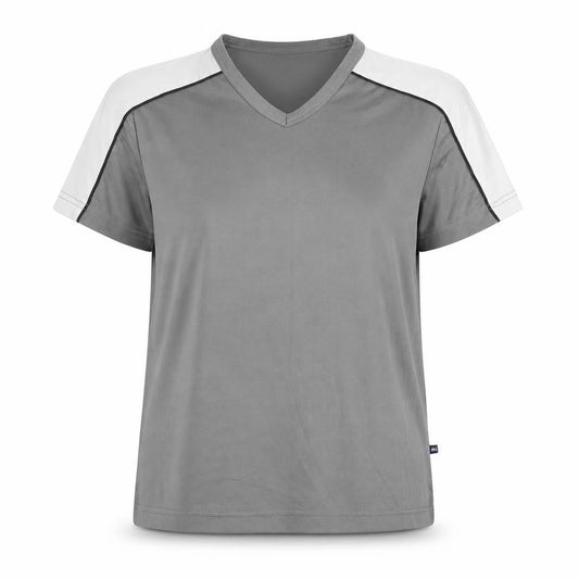 Fishbone Womens Grey Polyester T-Shirt, Size S