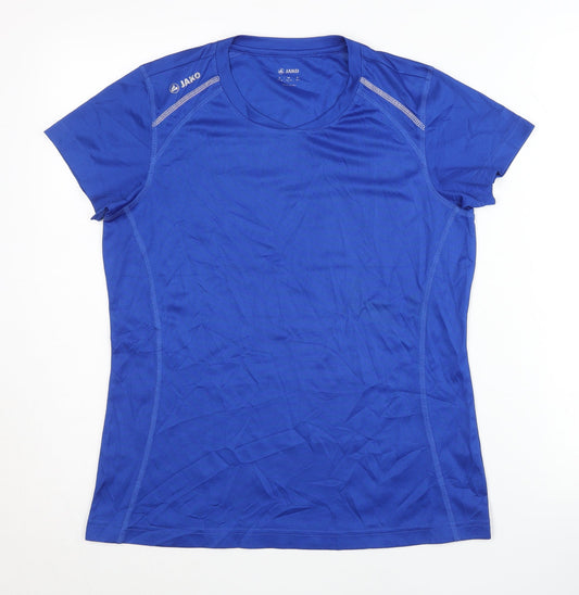 Jako Women's Blue Active T-Shirt Medium