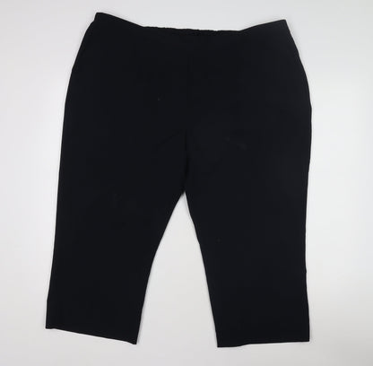 Bonmarché Women's Size 22 Black Straight Leg Trousers