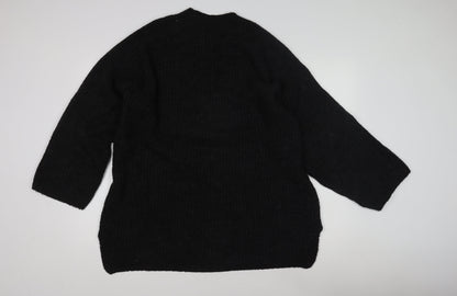 Pull&Bear Women's Black Pullover Jumper, Size 12