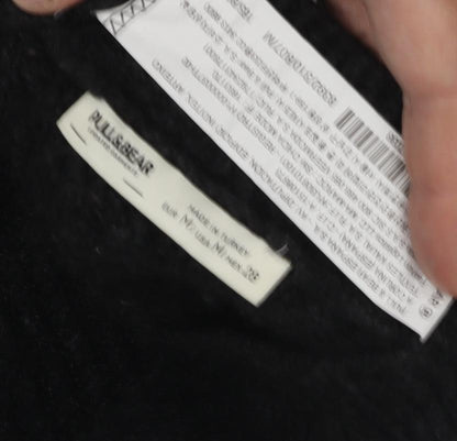 Pull&Bear Women's Black Pullover Jumper, Size 12
