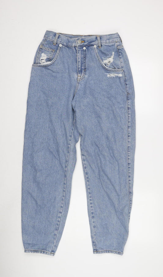 Pull & Bear Women's Blue Mom Jeans Size 8