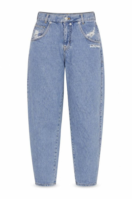 Pull & Bear Women's Blue Mom Jeans Size 8