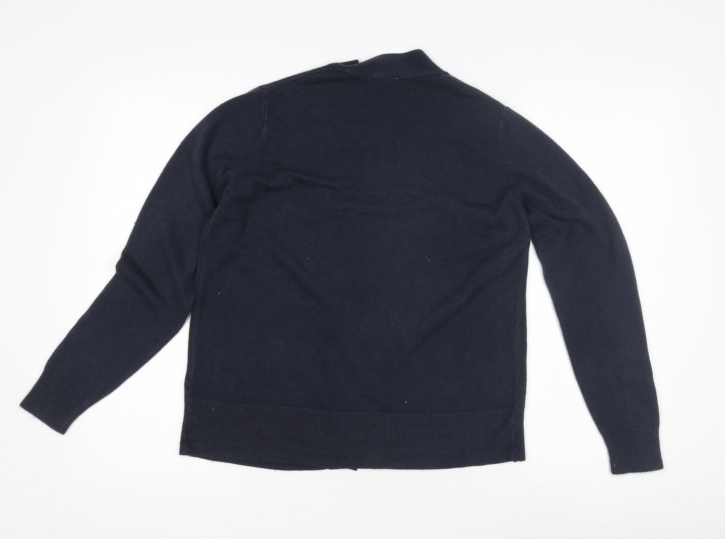 Marks and Spencer Women's Blue Open Front Cardigan M