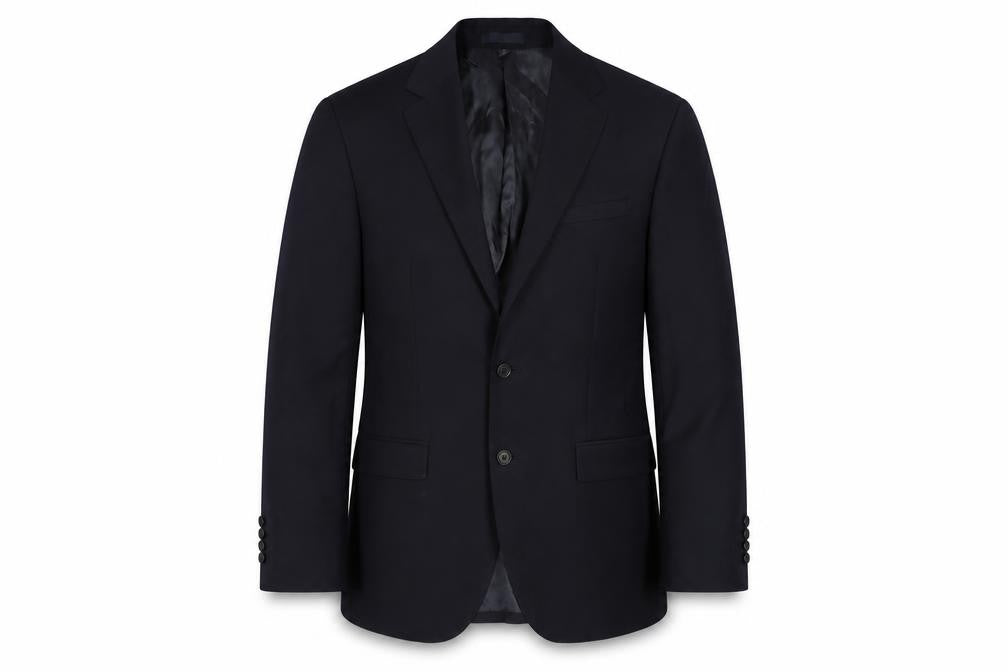 Marks & Spencer Men's Blue Wool Blazer, L, Formal