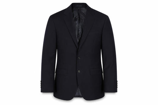 Marks & Spencer Men's Blue Wool Blazer, L, Formal