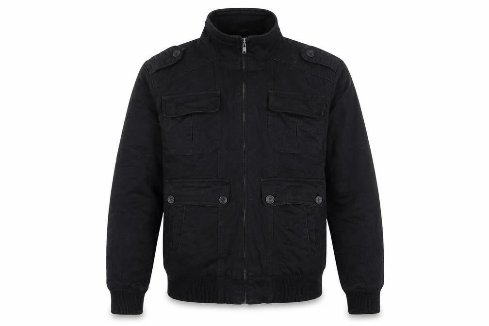 Topman Men's Black Military Jacket Size L