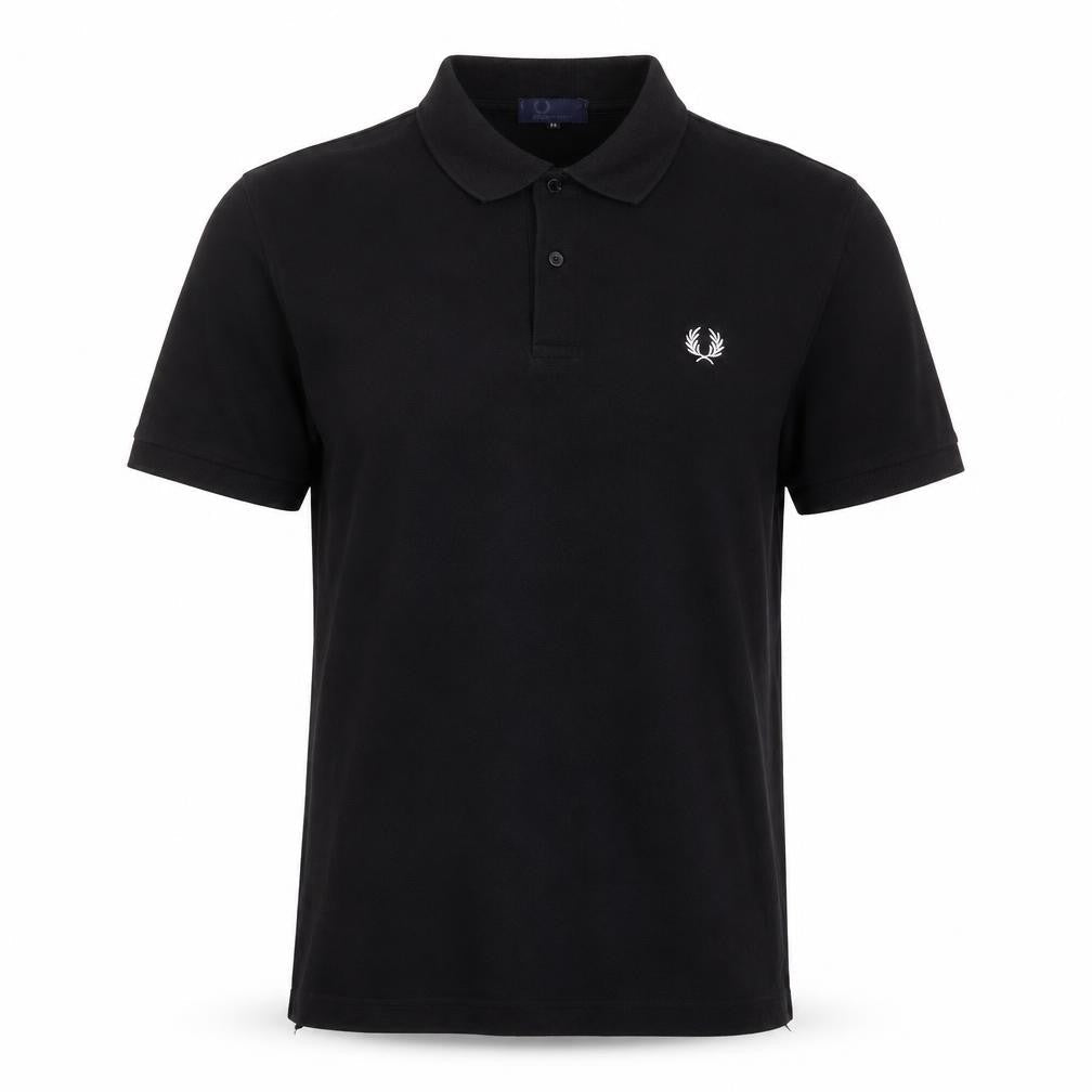Men's Black Polo Shirt M Regular Fit