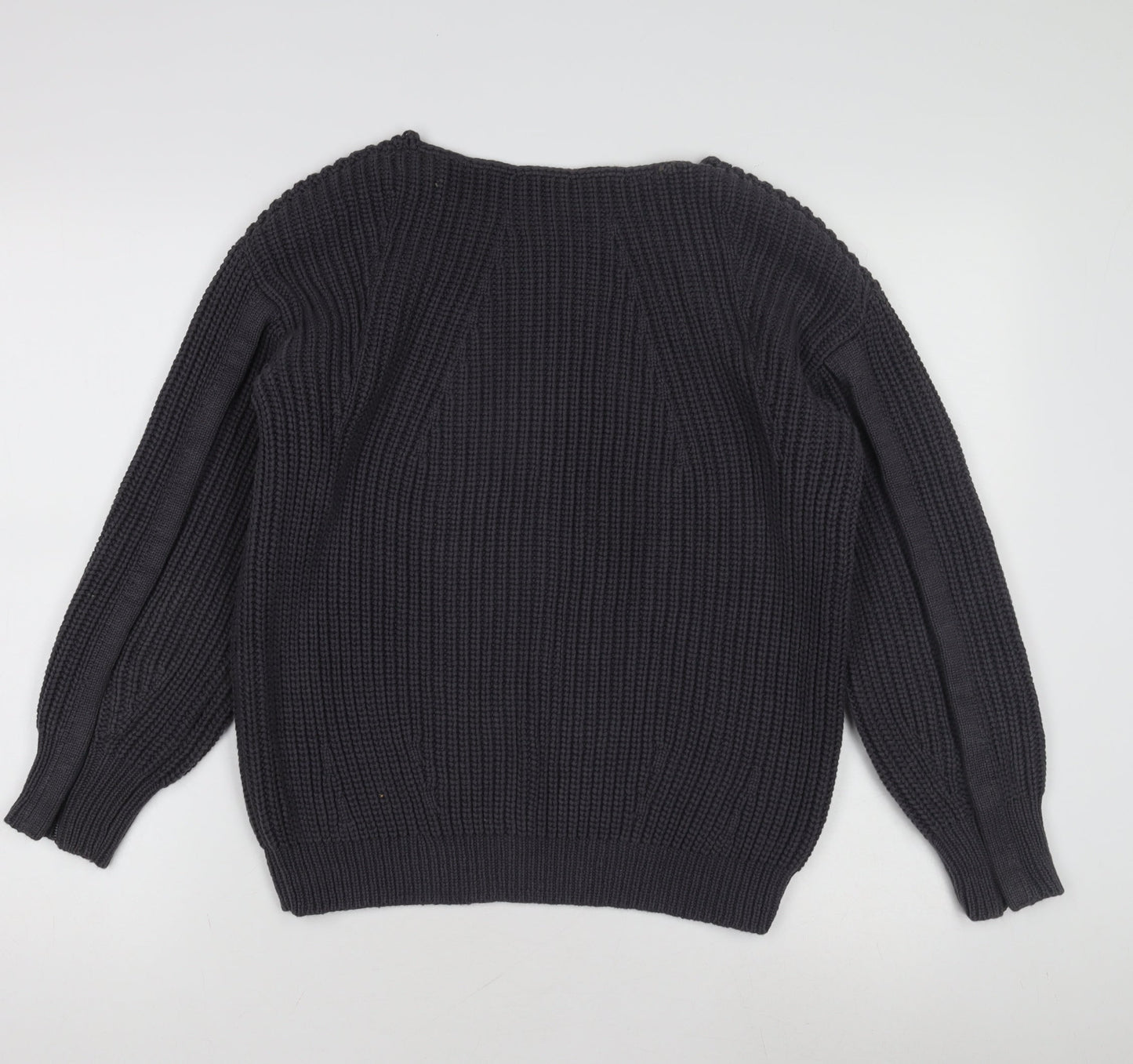 Wrap Women's Black Pullover Jumper, Size 18, Relaxed Fit