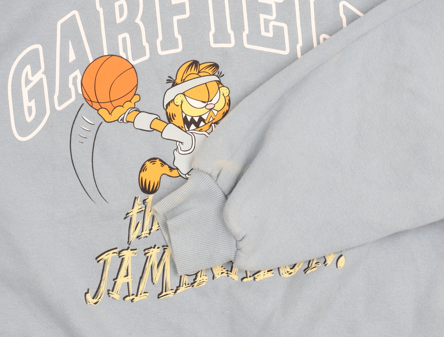 H&M Women’s Blue XS Garfield Pullover Sweatshirt
