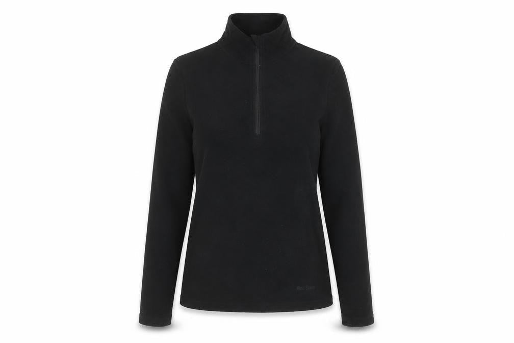 Peter Storm Women's Black Fleece Zip Sweatshirt Size 10