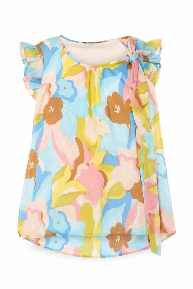 Bonmarché Women's Floral Multicoloured Sleeveless Top