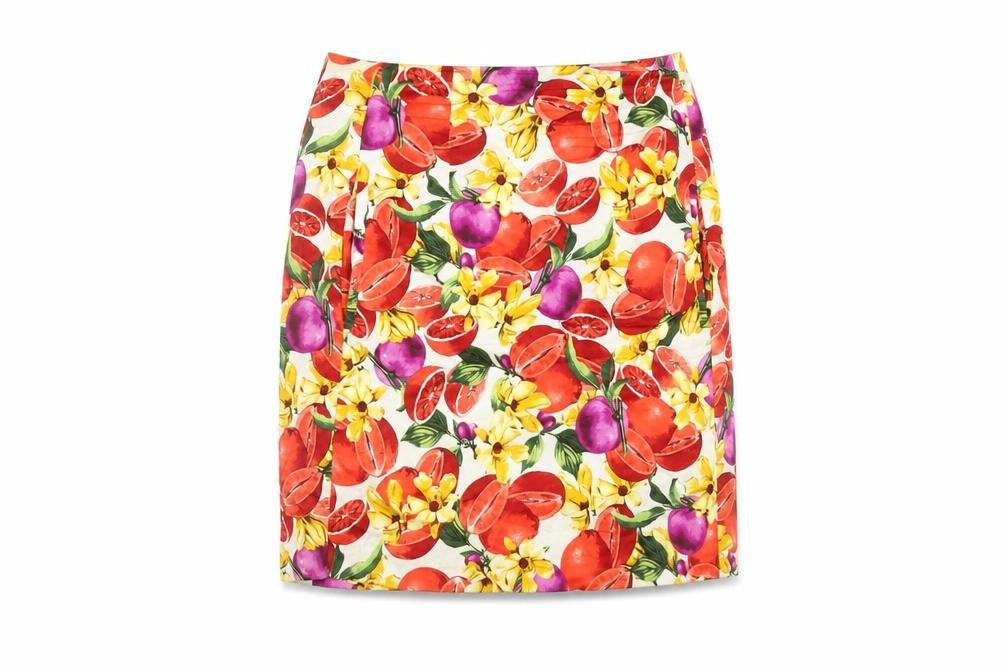 Elogy Women's Multicoloured Floral Skirt Size 14