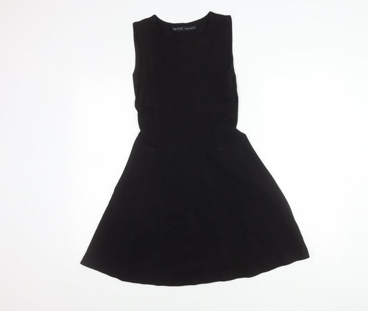 Zara Basic Women's Black Sleeveless Dress S