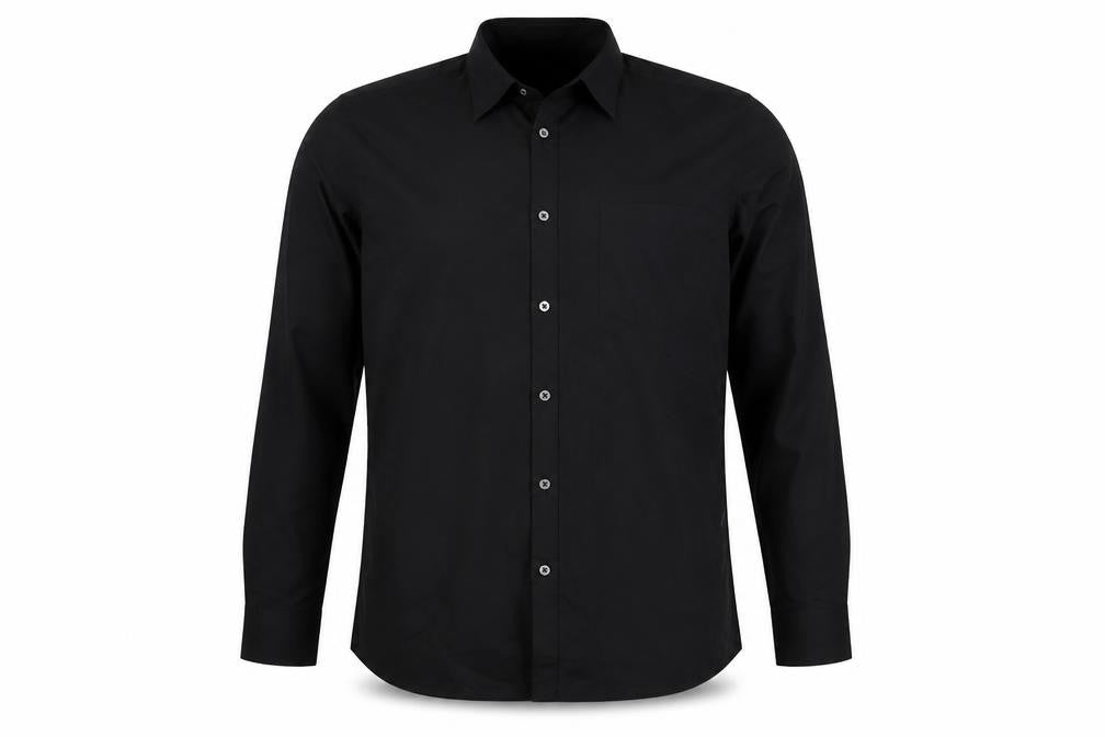 Taylor & Wright Men's Black Regular Fit Shirt, Size 16