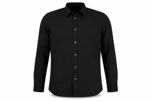 Taylor & Wright Men's Black Regular Fit Shirt, Size 16