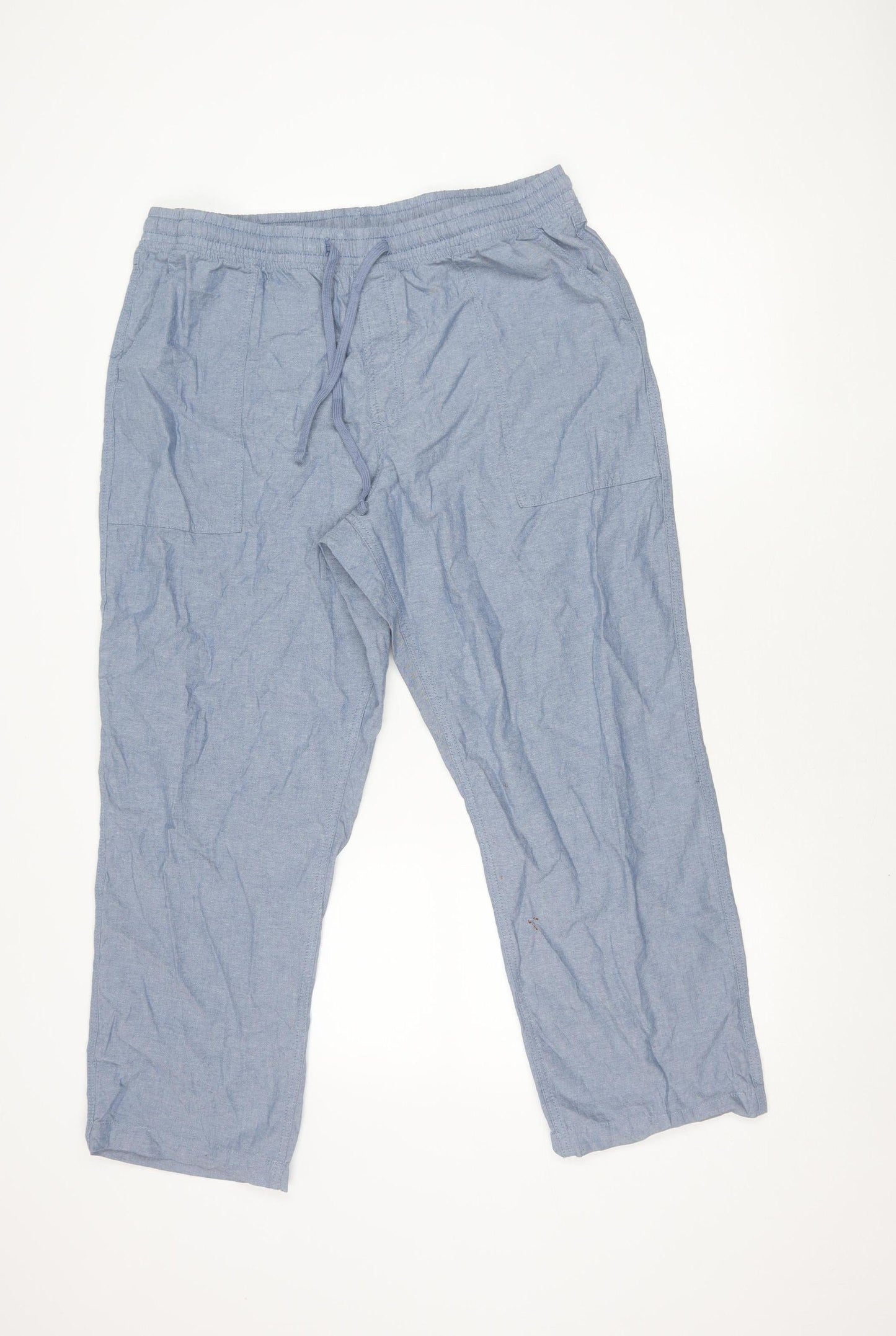 Cotton Traders Women's Blue Trousers - L