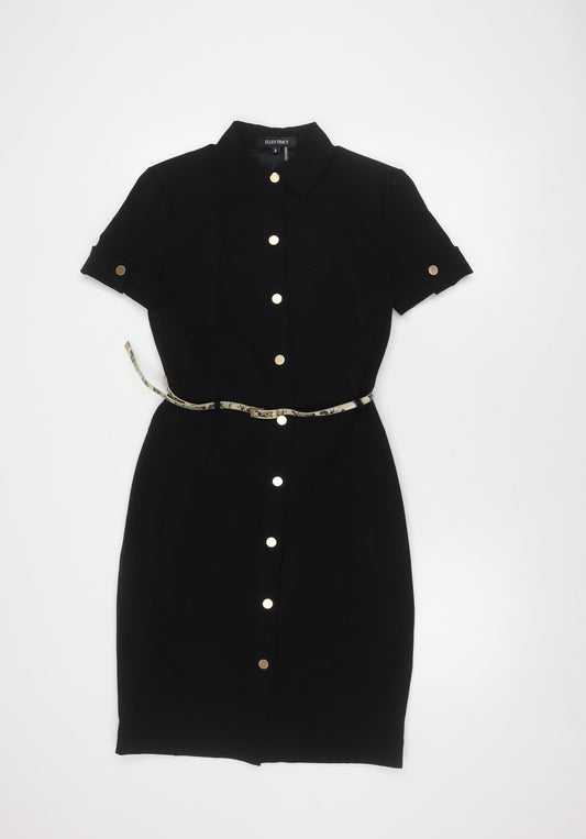 Ellen Tracy Black Women’s Shirt Dress, Size 2