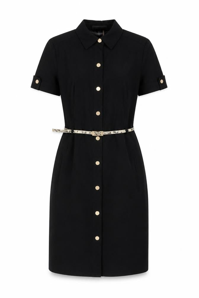 Ellen Tracy Black Women’s Shirt Dress, Size 2