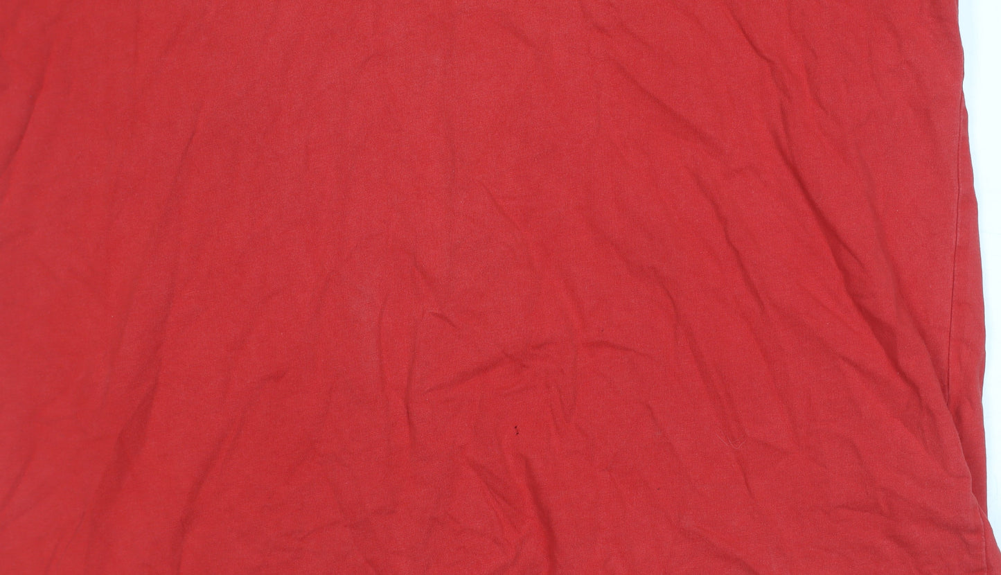 Nike Men’s Red Crew Neck Athletic T-Shirt, Size S