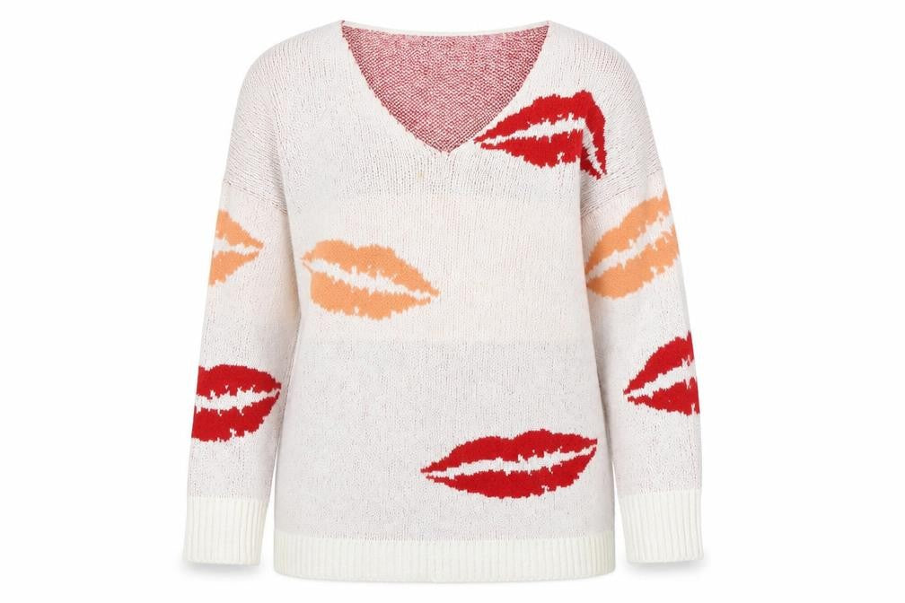 Girl In Mind Women's Multicoloured Pullover Jumper M/L
