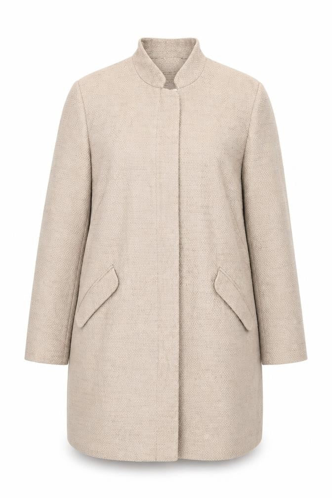 Marks & Spencer Women Beige Mid-Length Coat Size 18