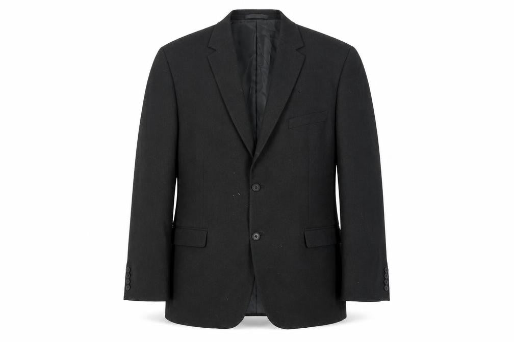 Greenwoods Men's Black Blazer, Size 46, Regular Fit