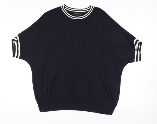 Emma Willis Women's Black XL Knit Pullover Jumper