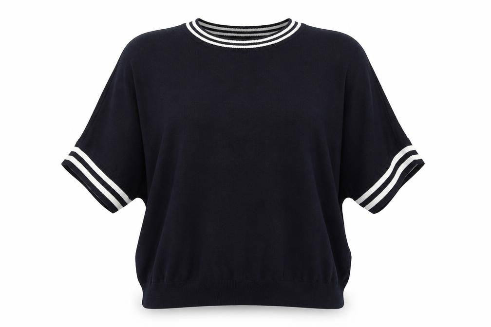 Emma Willis Women's Black XL Knit Pullover Jumper