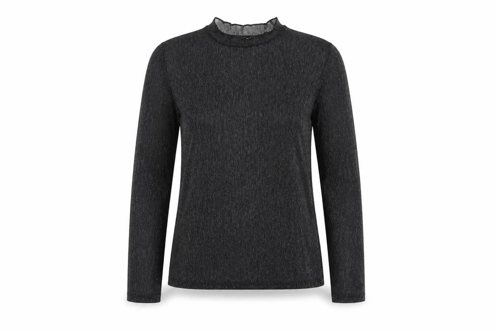 Next Women's Black Knit Top, Size 12, Long Sleeve