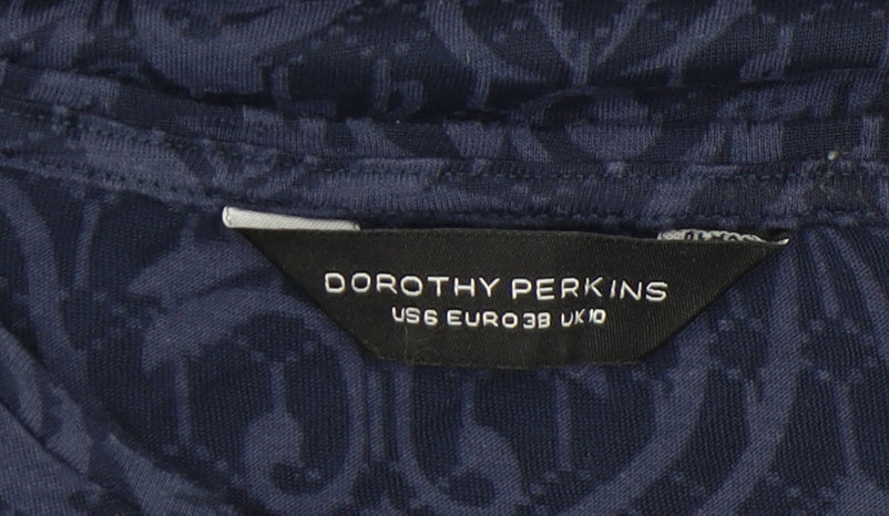 Dorothy Perkins Blue T-Shirt for Women Size 10