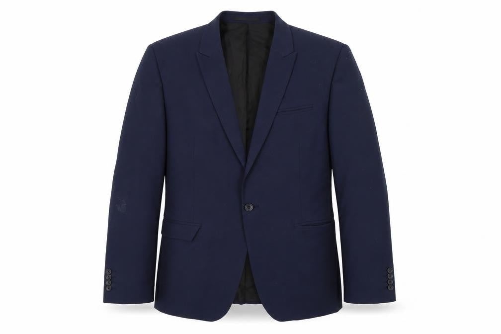 ASOS Men's Blue Single Breasted Blazer, Size 42