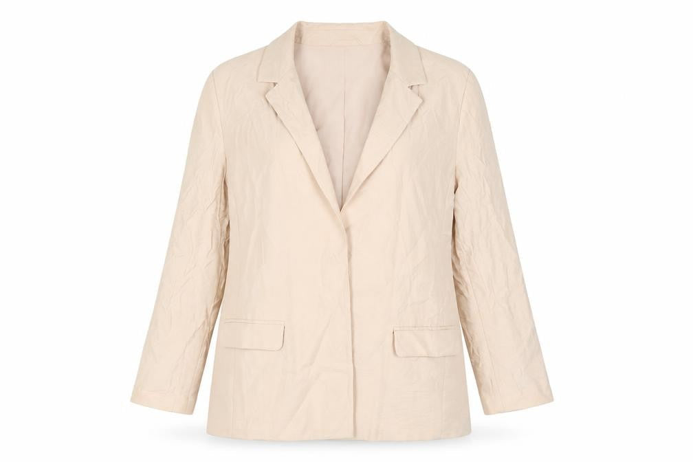 Next Women's Beige Blazer Size 14 Regular Fit