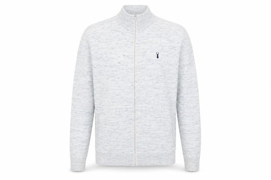Next Men's White XL Full Zip Jumper