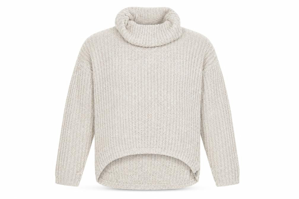Only Women's Beige Cowl Neck Pullover Jumper M